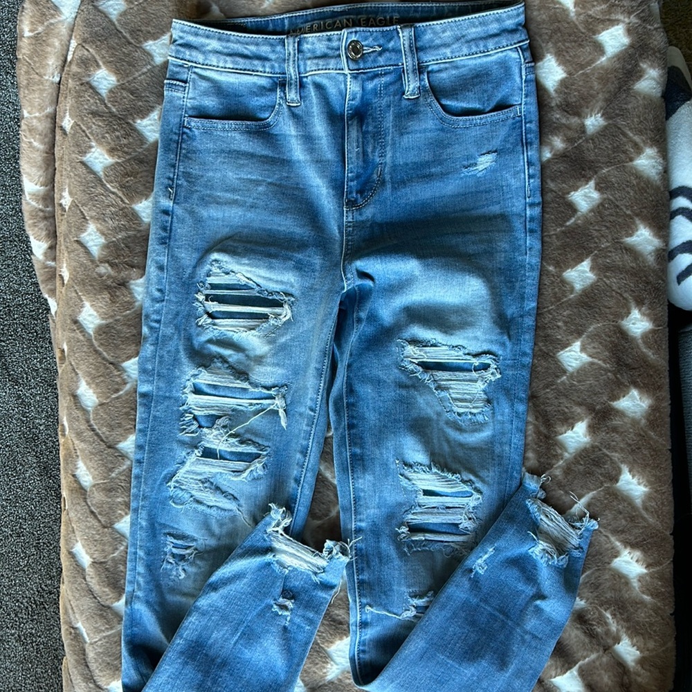 High Rise Jeggings American Eagle